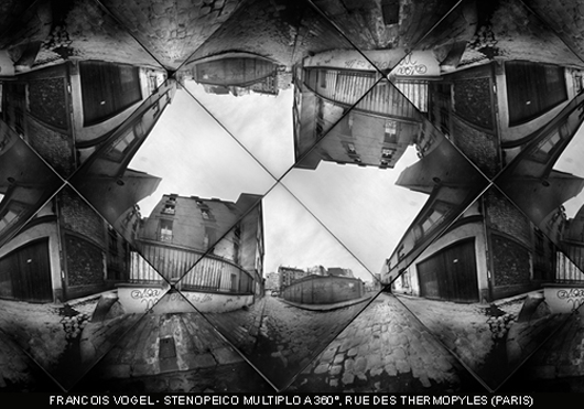 Francois Vogel - Stenopeico Multiplo a 360°, Rue Des Thermopyles, Paris